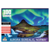 Playhills Night Sky Aurora Borealis 300 Piece Wooden Jigsaw Puzzle for Adults & Kids Digital Detox & Stress Relief Engaging for ADHD Autistic Game for 8+ Years