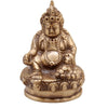 Two Moustaches Brass Kuber Maharaj Idol