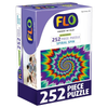 FLO Toys Spiral Spin Jigsaw Puzzle for Adults & Kids 14+ 252 Piece Fun & Challenging Puzzle Game