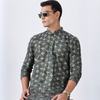 Anouk Men Ethnic Printed Mandarin Collar Kurta