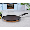 Sumeet Super Smooth Pre Seasoned Carbon Steel (Iron) Flat Tawa for Dosa 26cm Black