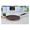 Sumeet Super Smooth Pre Seasoned Carbon Steel (Iron) Flat Dosa Tawa 29.5cm Black