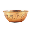 Indian Art Villa Brass Chutney Bowl Katori, Embossed Floral Design | 220 ml