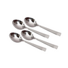 Indian Art Villa Matt Finish Stainless Steel Cutlery Coffee Spoon Set, 4 Pieces