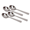 Indian Art Villa Matt Finsh Stainless Steel Dessert Spoon Cutlery Set, 4 Pieces