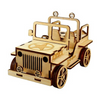 StonKraft Wooden 3D Puzzle Military Jeep Desk Organizer Pen Stand Easy to Assemble