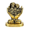 StonKraft Brass Holy Family of Jesus Christ, Mother Mary and Joseph Statue Idol Murti Sculpture