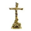 StonKraft Brass Jesus Christ Cross Statue, 8 x 4.5 x 2.5 Inch, Multicolour