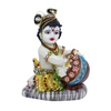 Tied Ribbons Resin Lord Krishna Makhan Chor Idol Standard Multicolour 1 Piece