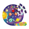 Webby Amazing Outer Space Solar System 60 Pieces Jigsaw Floor Puzzle with 4 Double