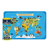 Webby World Map with Animals Jigsaw Puzzle 108 Pieces Kid