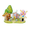 Webby Diy Cozy Farm Building Jigsaw Puzzle with Real Plant Eductaion Toy 38Pcs