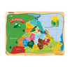 Webby Punjab Map Wooden Jigsaw Puzzle 40Pcs