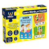 Webby Kids Paper Learn Words with Vowels Jigsaw Puzzle with Activity Book, 90 Pcs Multicolor