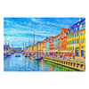 Webby Wooden Nyhavn, Denmark Jigsaw Puzzle 1000 Pieces Multicolor