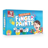Toykraftt Non Toxic Washable Finger Paints Colours For Kids And Toddlers For Kids Multicolor