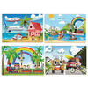 FunBlast Jigsaw Puzzles for Kids Set of 4 Transport Vehicles Jigsaw Puzzle for Kids