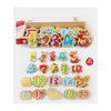 FunBlast Magnetic Wooden Puzzle Learning Game with Wooden Carry Case (Numbers 20Pcs)