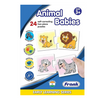 Frank Animal Babies (48 Pieces) 24 Self-Correcting 2 Pcs Puzzle Educational Toys and Games - 10305