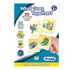 Frank What Goes Together (40 Pieces) 20 Self-Correcting 2 Pcs Puzzle Educational Toys and Games - 10314