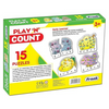 Frank Play ‘n’ Count Puzzle (75 Pieces) 15 Self-Correcting 3 Pcs Educational Toys and Games - 10163