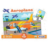 Frank Aeroplane Floor Puzzle (15 Pieces) Fun & Educational for Focus and Memory - 15202