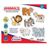 Frank Animals Puzzles A Set of 6 Two Piece Shaped Jigsaw Educational Puzzles - 33808