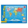 Frank My First World Map (24 Pieces) Early Learner Large Jigsaw Puzzle Educational Toys and Games -10148