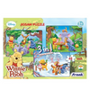 Frank Disney Winnie The Pooh (48 Pieces) 3 in 1 Jigsaw Puzzle for Focus and Memory - 11307