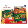 Frank Disney The Lion King (48 Pieces) 3 in 1 Jigsaw Puzzle for Focus and Memory - 11316