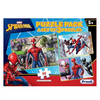 Frank Marvel Spider-Man Puzzles 60 Pieces 3 in 1 Jigsaw Puzzle Brain Booster Games - 90150