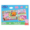 Frank Peppa Pig (60 Pieces) 3 in 1 Jigsaw Puzzle for Kids Above Focus and Memory - 60408