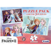 Frank Disney Frozen II 3-in-1 Jigsaw Puzzle (60 Pieces) for Kids Focus and Memory Development – 15003