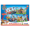 Frank Paw Patrol A Set of 4 Jigsaw Puzzle for Kids Encourage Creative Thinking - 70302