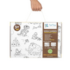 PepPlay Prehistoric Series Mat Doodle Sheets with 6 Smudge Free Washable & Quick Dry Marker Pens