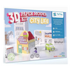 PepPlay 3D Paper Model Kit City Life Art Craft Colouring Diy Kit for 6+ Years Model Building Kit