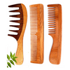 Rufiys Pure Neem Wooden Comb for Women & Men Helps Hair Growth Dandruff Remover (Combo of 3)