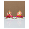 JH Gallery Recycled Material Laxmi Ganesh Idol Showpiece Home Decoration Items