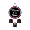 Angel Infinte Welcome To Our Home Quote Wooden Wall Hanging For Home Decor (Design14)