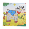 Skillofun Wooden Theme Puzzle Standard Cow Knobs Multi Color