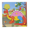 Skillofun Tps 30 Wooden Theme Puzzle Standard Dinosaur Knobs Multi Color For Kids