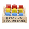 Skillofun Wooden Beginner's Shape Size Sorter Non-Toxic Eco-Friendly Wood