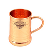 Indian Art Villa Hammered Pure Copper Big Moscow Mule Mug Cup | 600 ml