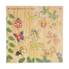 Skillofun SFS-44J Wooden Kingsize Identification Tray Insects with Knobs Multi Color