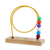 Skillofun Adult Wooden Bead Shuttle Round Loop Multi Color