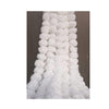 Artificial Marigold Fluffy Flowers Garlands Pack of 5 White