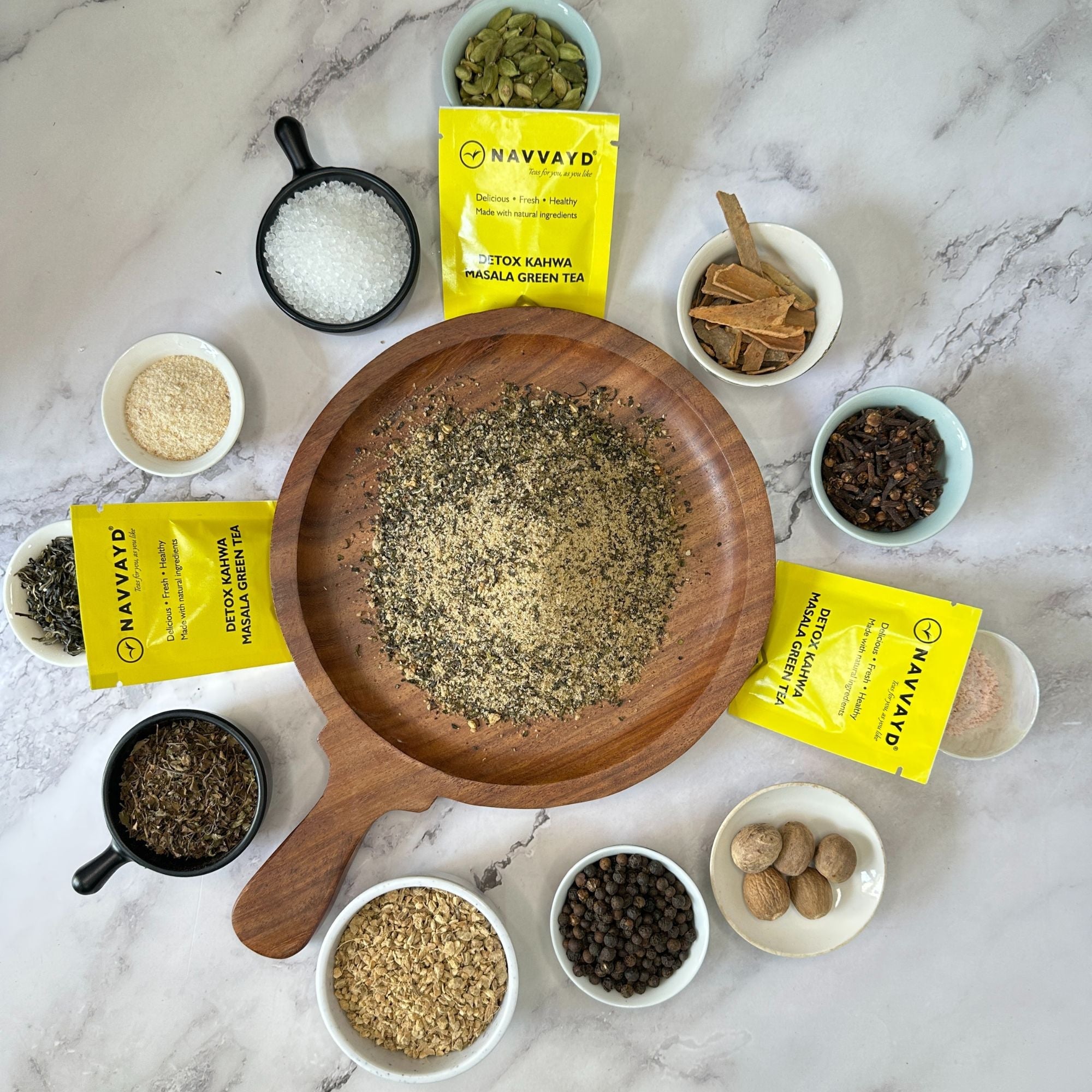 Detox Kahwa Masala Green Tea