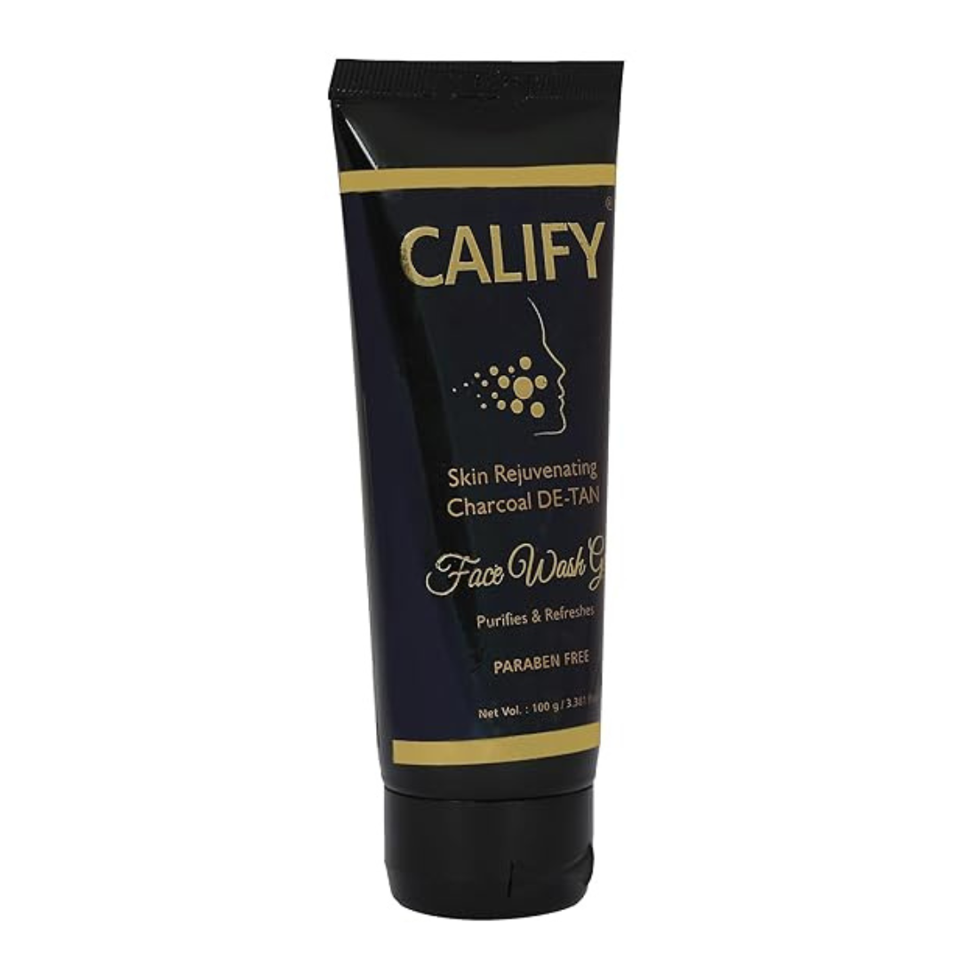 Calify Activated Charcoal Face Wash - 100 gms - Swadesii