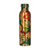 Indian Art Villa Printed Flower Design Copper Bottle