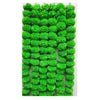 Artificial Marigold Fluffy Flower Garland Green 5 Pieces